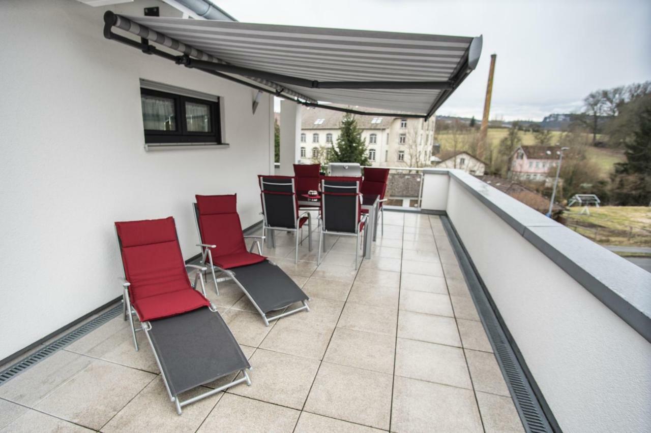Bodensee-Fewo Modernes & Top-Ausgestattetes Appartement Incl Netflix, Fahrradgarage อูลดิงเงน มึลโฮเฟิน ภายนอก รูปภาพ